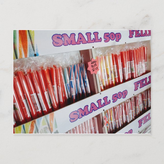 Stick o' Rock Postkarte (Vorderseite)