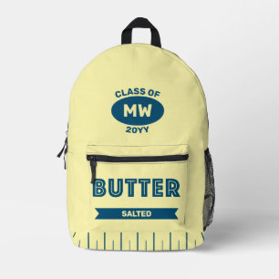 Stick-of-Butter Retro Custom Monogram Rucksack