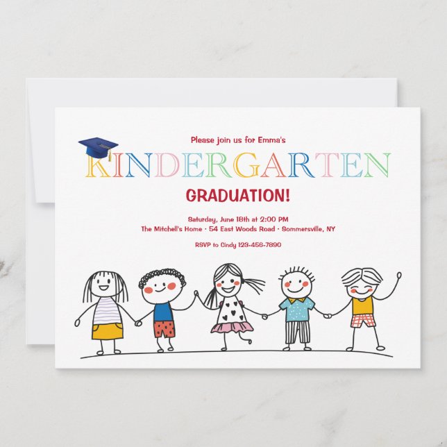 Stick-Zeichen Einladung (Vorderseite)