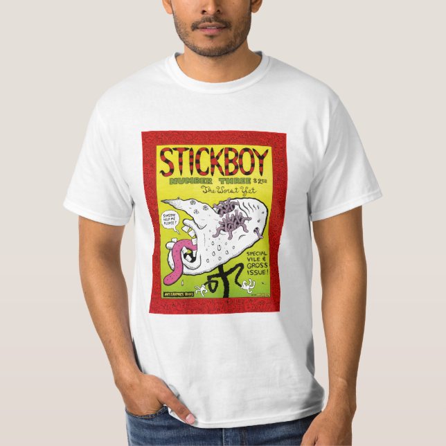 Stickboy #3 Abdeckung T-Shirt (Vorderseite)