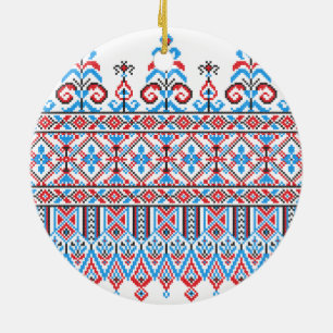 Stickdesign Keramikornament