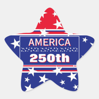 Sticker250 AMERIKA Stern-Aufkleber