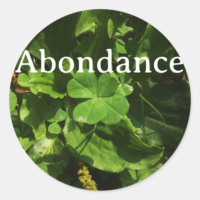 Sticker Abondance (Vorderseite)