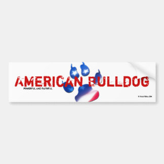 Sticker American Bulldog Autoaufkleber