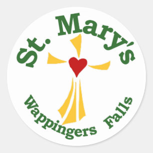 Sticker an der St. Mary's Katholic School
