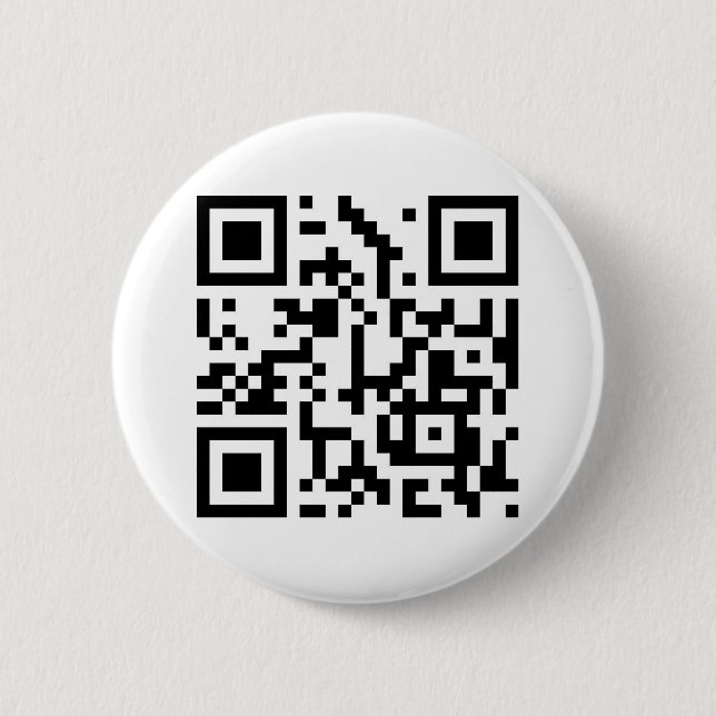 sticker anstecker qr code qr-code button (Vorderseite)