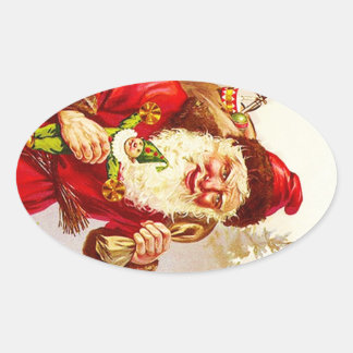 Sticker Antique Evergreen Forest Weihnachten