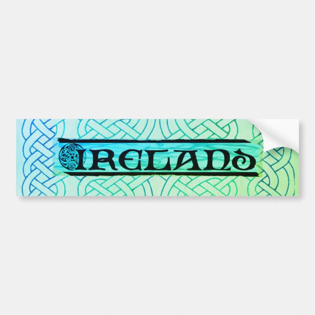 Sticker, Aufkleber, Irland, keltischer Knoten, Autoaufkleber (Vorne)