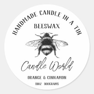 Sticker - Bienenwachskerzen Welt