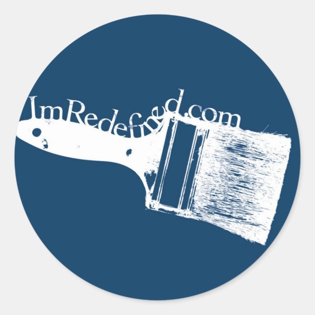 Sticker blau (Vorderseite)