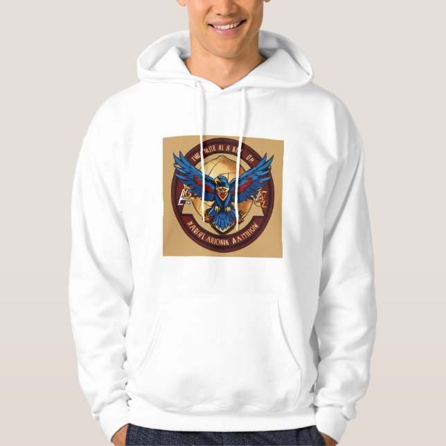 "Sticker Bombed Style" "Patchwork Personality" " Hoodie (Vorderseite)