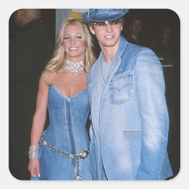Sticker Britney Spears & Justin Timberlake (Vorderseite)
