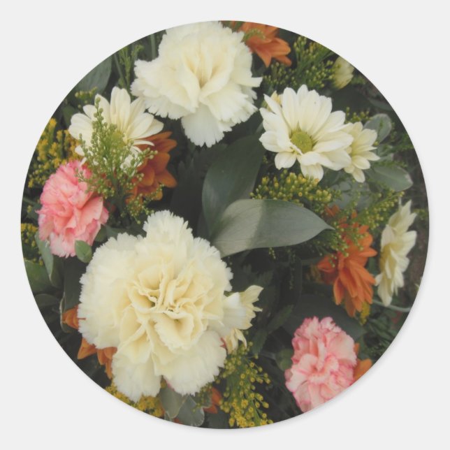 Sticker Carnation Bouquet (Vorderseite)