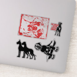 Sticker Carsticker Große Dane Collection