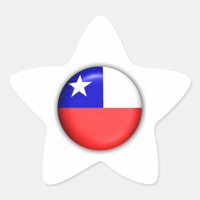 Sticker Chile Estrella 3 (Vorderseite)