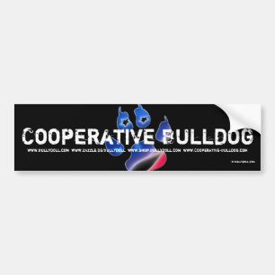 Sticker Cooperative-Bulldog Autoaufkleber