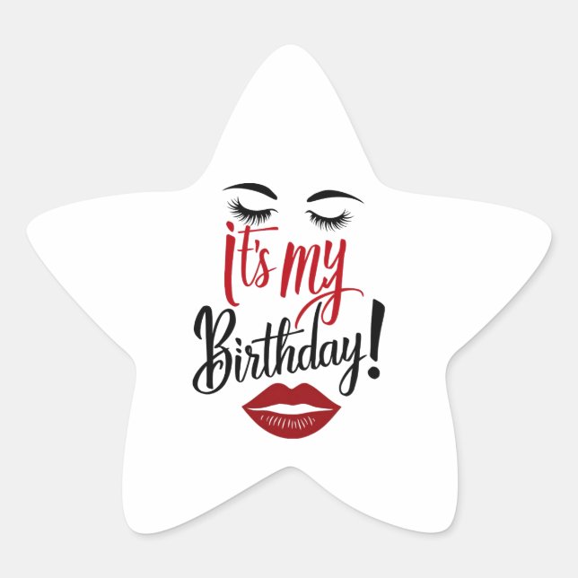 Sticker - Das ist mein Geburtstag (Vorderseite)