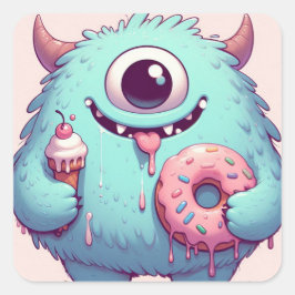 Sticker "Das kleine Donuts-Amateur-Monster"