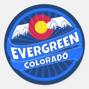 Sticker des Evergreen Colorado