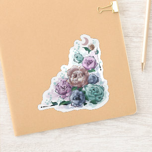 Sticker✩Doodles™ Pfingstrose Aufkleber