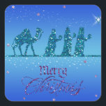Sticker,- Drei Heilige Drei Könige -, Weihnachten Quadratischer Aufkleber<br><div class="desc">Sticker, - Drei Heilige Drei Könige -,  Weihnachten</div>
