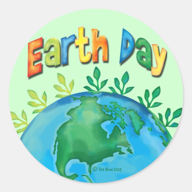 STICKER Earth Day (Vorderseite)