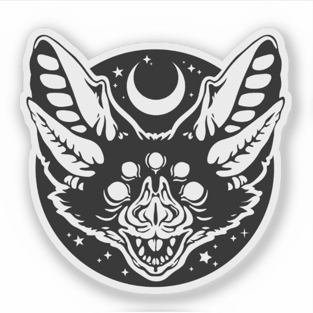 Sticker - "Five-Eyed Bat" (Vorderseite)