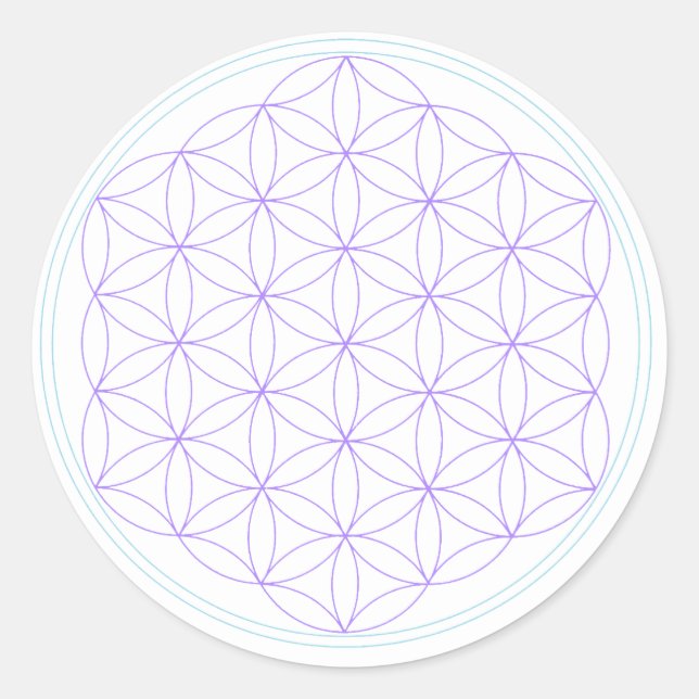 Sticker Flower of Life watervitalizer (Vorderseite)