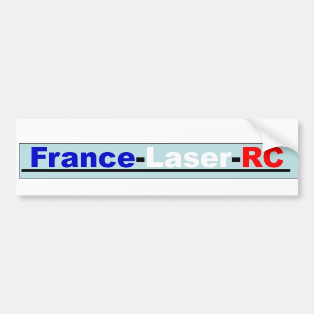 Sticker Frankreich Laser RC Autoaufkleber (Vorne)