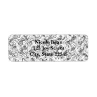 Sticker für Abstrakte Rauchfänger, weiß und grau