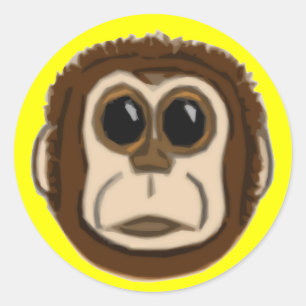 Sticker für Affen