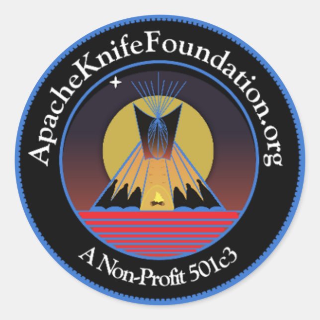 Sticker für Apache Knife (Vorderseite)
