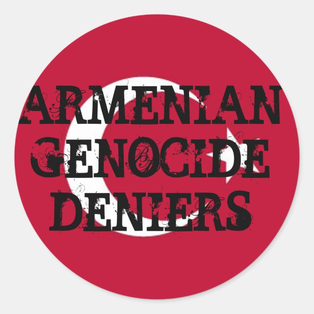 Sticker für Armenische Völkermord (Vorderseite)