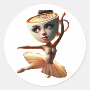 Sticker für Ballerina Cappuccina (italienisches Br