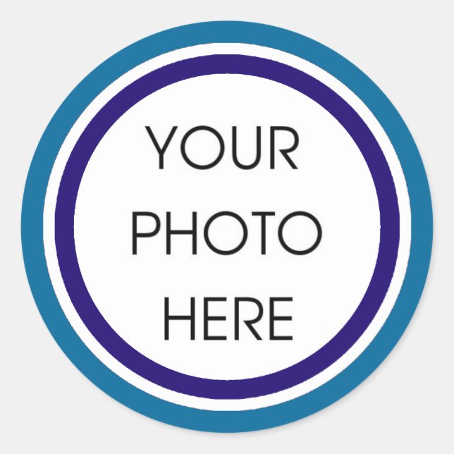 Sticker für Blaue und Navy-Template (Vorderseite)