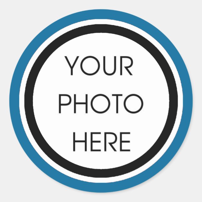 Sticker für blaue und schwarze Vorlagen (Vorderseite)