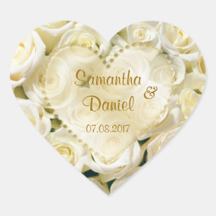 Sticker für cremefarbene Rose