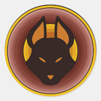 Sticker für das alte ägyptische Gütezeichen Wepwaw