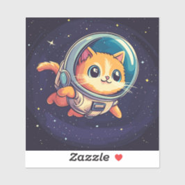 Sticker für das kosmische Abenteuer des Autos Desi