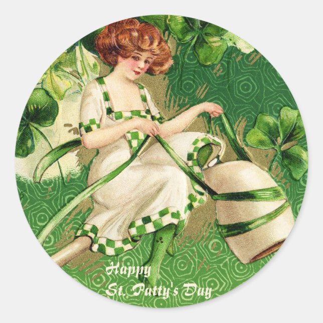 Sticker für das Mädchen St. Patty (Vorderseite)