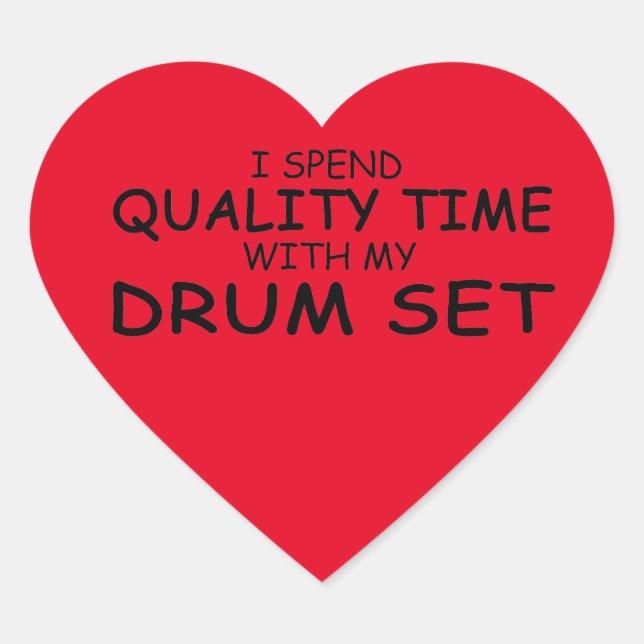 Sticker für das Set "Quality Time Drum" (Vorderseite)
