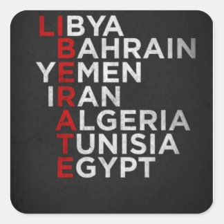 Sticker für den Arabischen Frühling