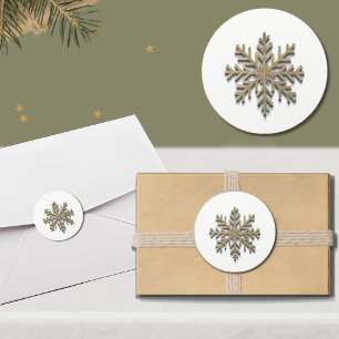 Sticker für den Goldenen Snowflake