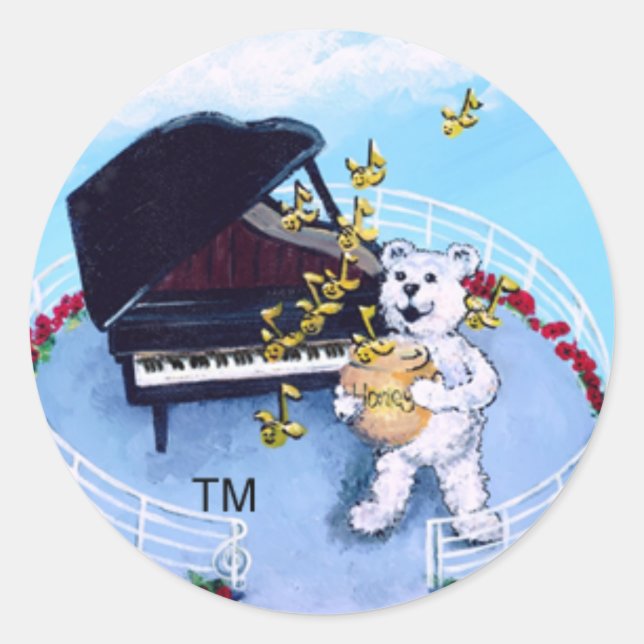 Sticker für den Little Bear Pot-of-Honey Award (Vorderseite)