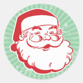 Sticker für den modernen Weihnachtsmann aus der Mi
