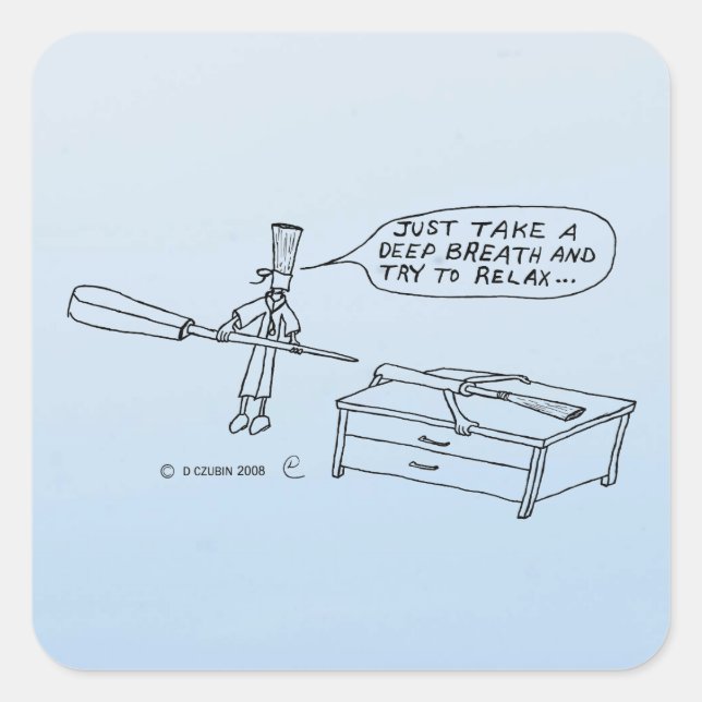 Sticker für den tiefen Atemweg (Vorderseite)