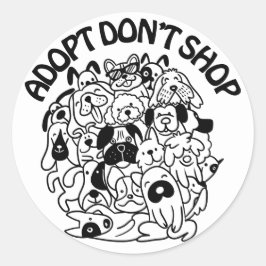 Sticker für die Adoption