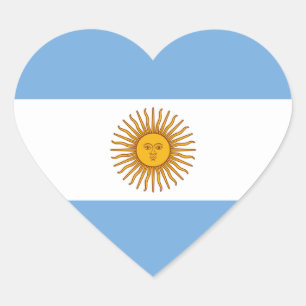 Sticker für die argentinische Flagge