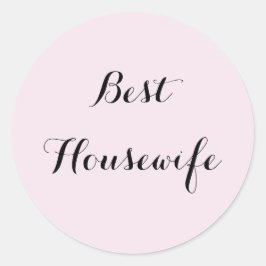 Sticker für die beste Hausfrau