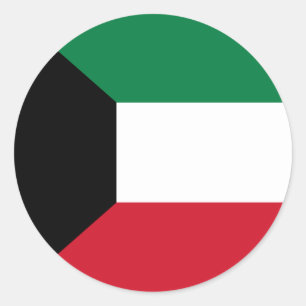 Sticker für die Kuwait-Flagge